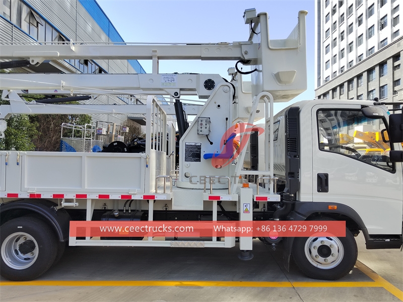 HOWO light-duty Aerial Platform Truck with factory direct sale