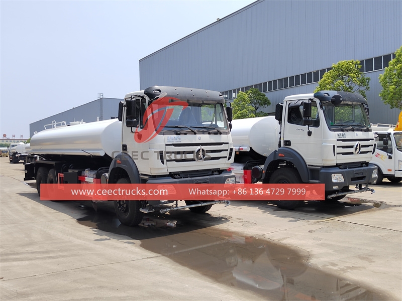 Beiben heavy-duty 20000L water tank truck on sale