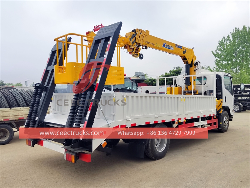 ISUZU 700P Truck Mounted XCMG Crane with work platform