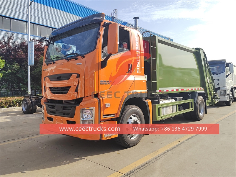 ISUZU Giga garbage compactor truck with factory direct sale