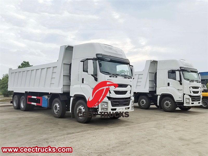 Best price ISUZU 8x4 25tons tipper truck