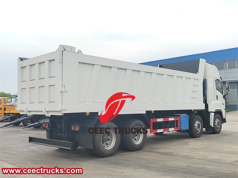 Best price ISUZU 8x4 25tons tipper truck