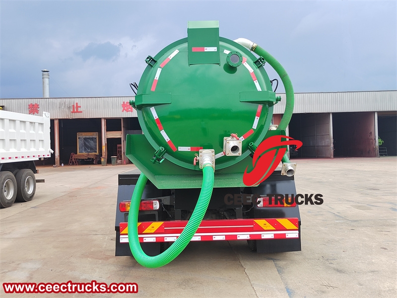 Howo 12 wheeler sewer vator truck with factory direct sale