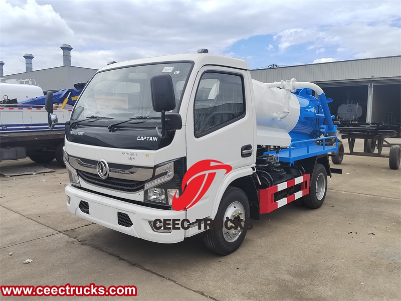 Dongfeng mini sewage tank truck made in China