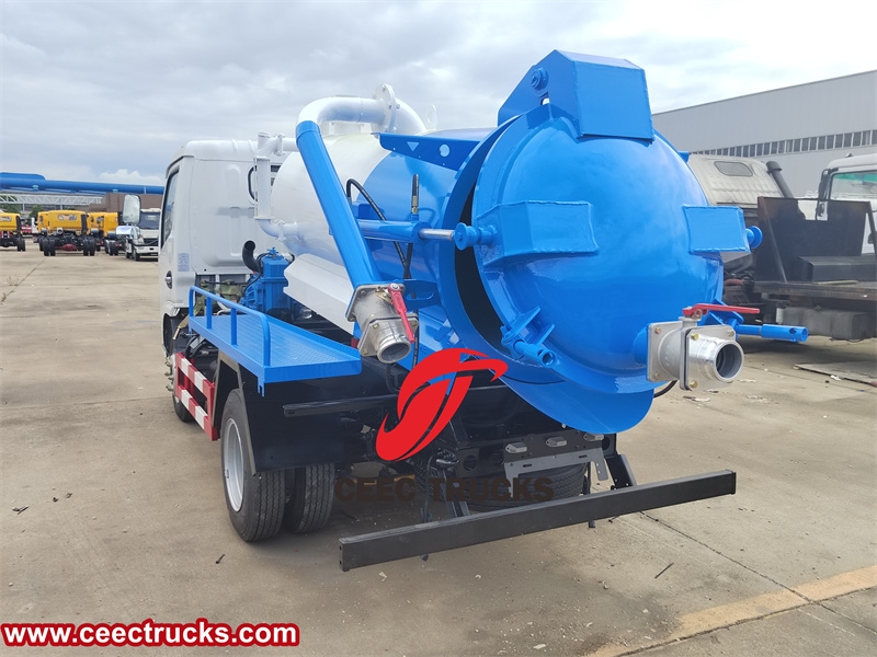 Dongfeng mini sewage tank truck made in China