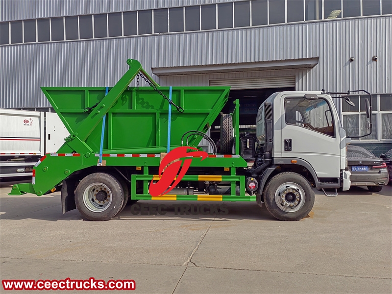 HOWO 8CBM RHD skip loader with factory direct sale