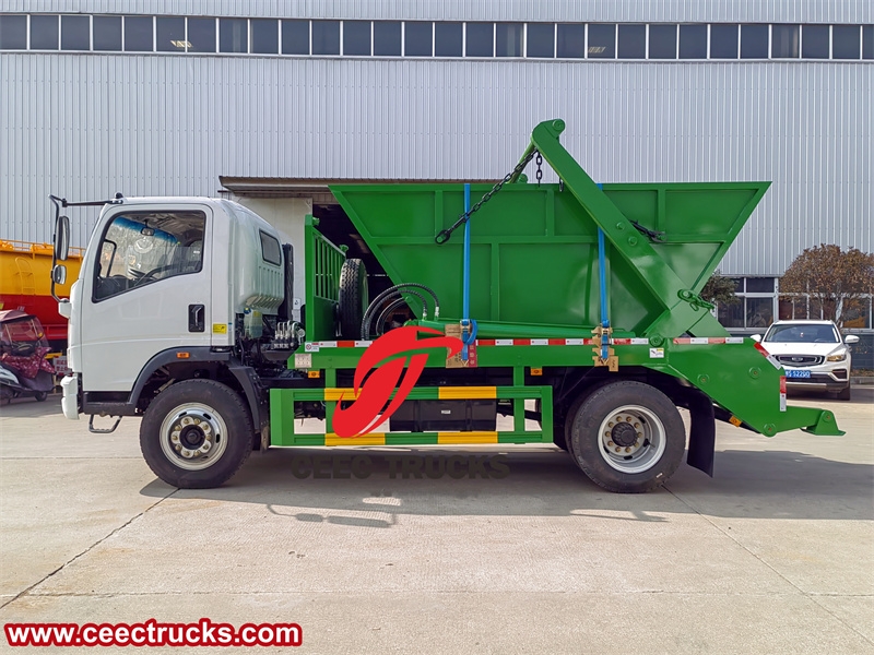 HOWO 8CBM RHD skip loader with factory direct sale