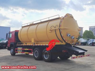 Truk pembersih limbah Howo 20.000 liter