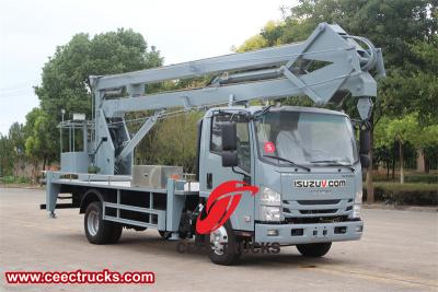 Isuzu brand Insulated Bucket Manlift Truck