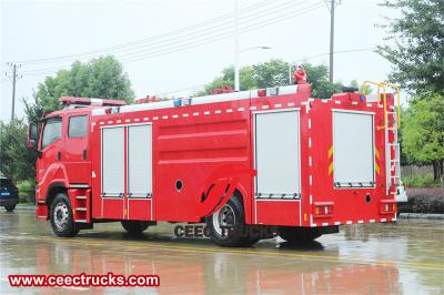 Isuzu 4x4 airport fire truck