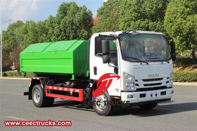 Isuzu ELF roll on roll off truck