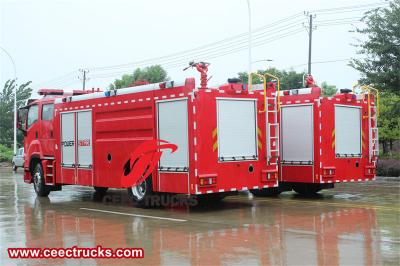 Isuzu 4x4 airport fire truck