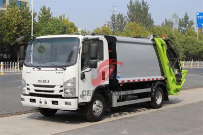 Trash compactor made by Isuzu trucks