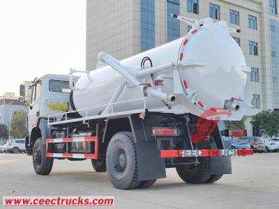 Beiben 1929 offroad 4x4 cesspit emptier 8000L vacuum suction tanker truck