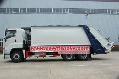 ISUZU GIGA 20CBM refuse compactor truck for sale