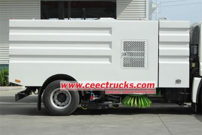 Isuzu 10 cbm airport sweeper truck