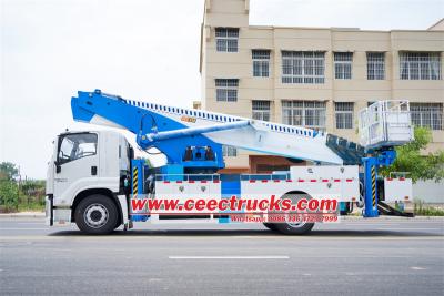 Isuzu mobile 45 meter safe aerial platform truck