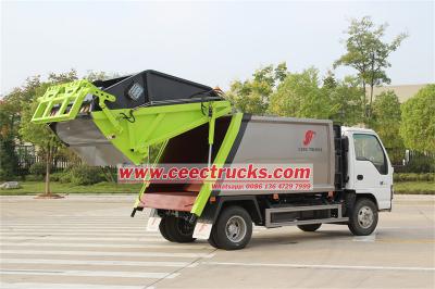 ISUZU 6CBM garbage compactor truck for sale