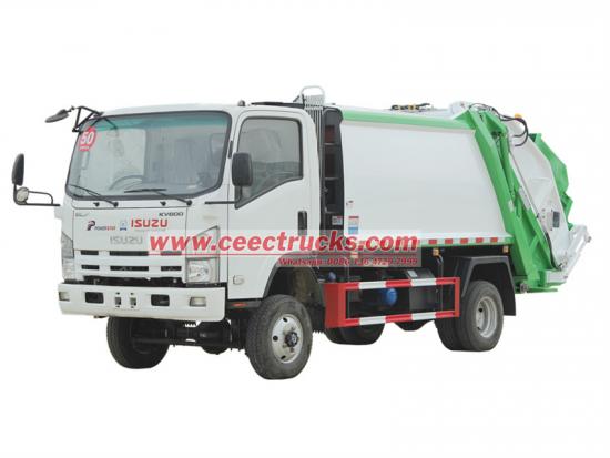 ISUZU 4x4 NPR 10CBM rear loader truck