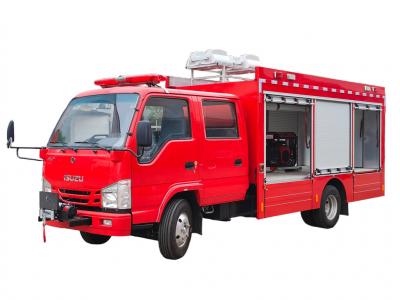Isuzu mini telescopic lighting rescue fire trucks