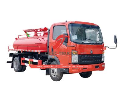 Howo vacuum sewer truck for sale