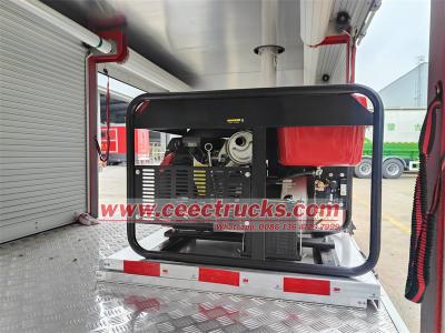 Isuzu mini telescopic lighting rescue fire trucks