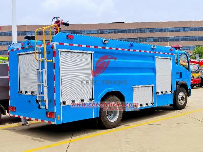 HOWO pumper tanker fire rescue truck