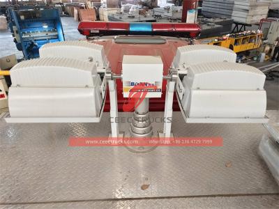 HOWO 4x2 fire rescue truck with lighting system