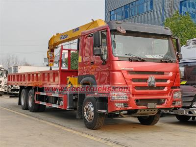 HOWO 380HP heavy boom crane truck