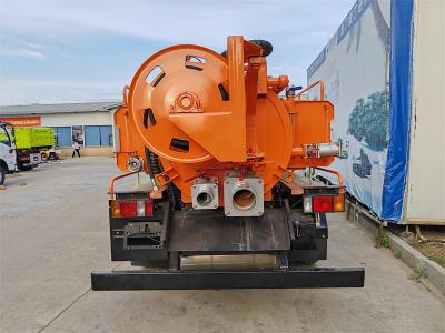 Tanzania Isuzu NKR vacuum truck with Jet Cleaner