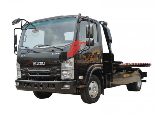 ISUZU ELF 3Ton breakdown wrecker truck with factory direct sale