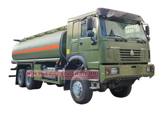HOWO 6x6 diesel fuel bowser