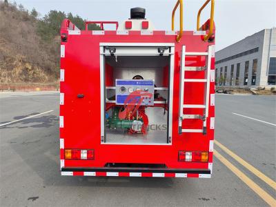 Africa ISUZU double cabin fire fighting truck