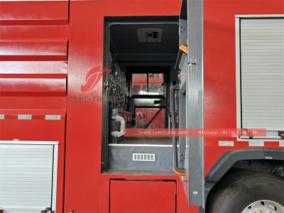 Howo heavy-duty 8x4 city fire fighting truck