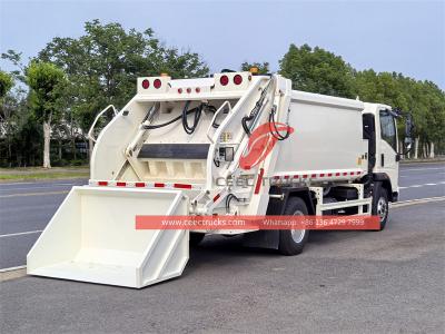 Howo light-duty rear loader garbage truck