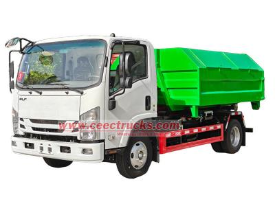 Isuzu ELF swing arm garbage truck