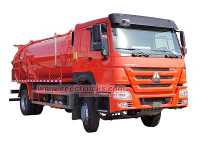 Howo 10 cbm septic tank pump truck