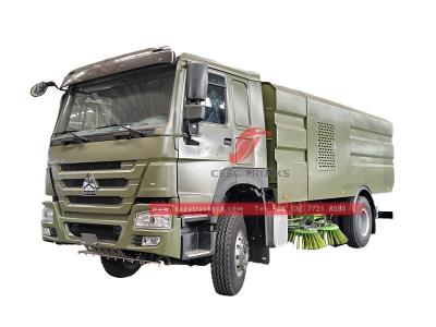 Africa Howo 300HP garbage street sweeper truck