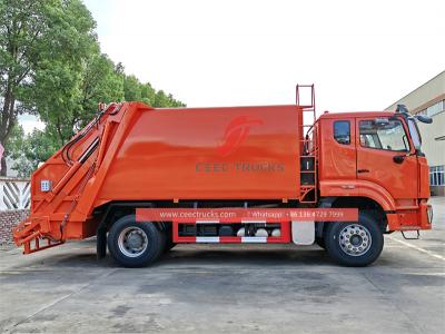 Howo 16CBM garbage compactor truck