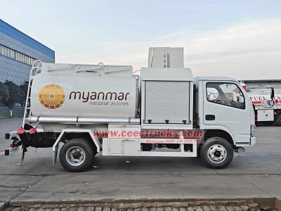 ISUZU helicopter jet fuel tanker truck 5000L