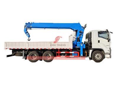 Isuzu GIGA 6x4 truck 14T crane with direct sale