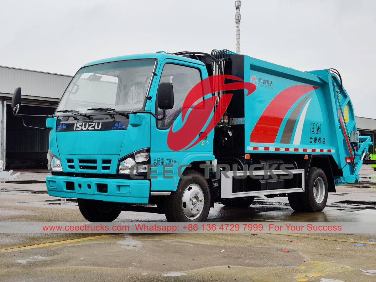 Harga pabrik truk kompresi sampah ISUZU NKR untuk dijual