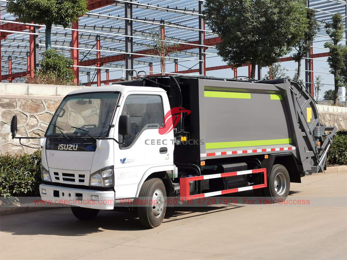 Truk pemadat sampah ISUZU 6 CBM desain baru untuk dijual