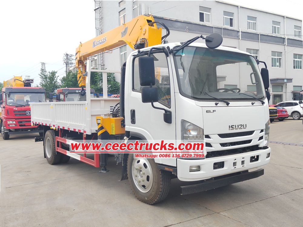 Bagaimana cara memproduksi truk crane teleskopik Isuzu terbaik?