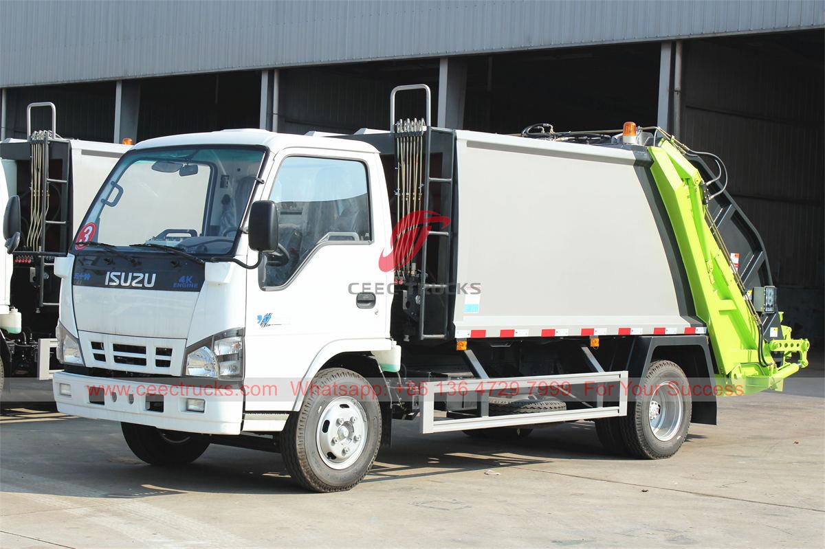 Truk Kompresor Sampah ISUZU 5CBM untuk Dubai