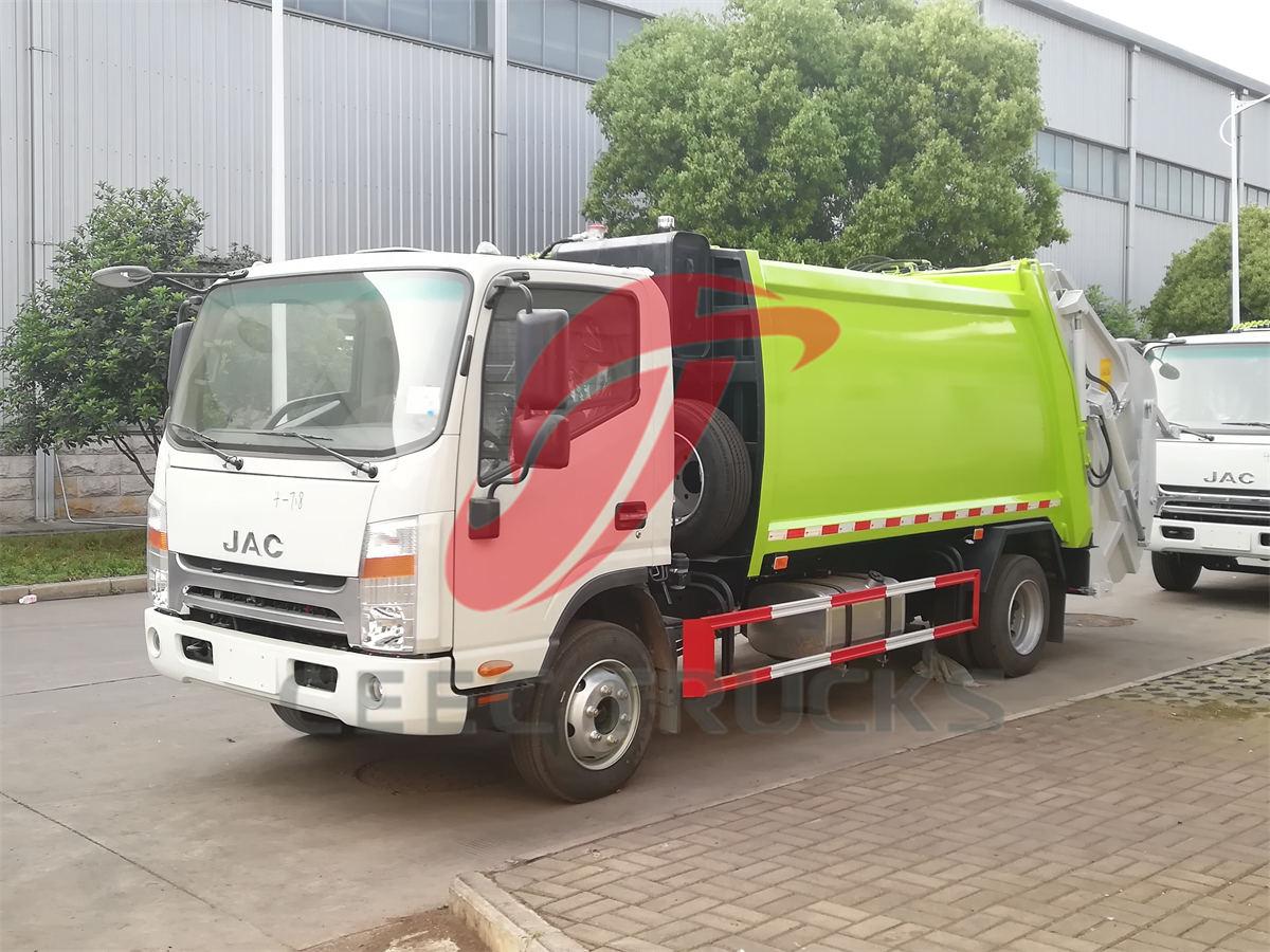 Harga pabrik JAC 6 CBM truk pemadat sampah untuk dijual