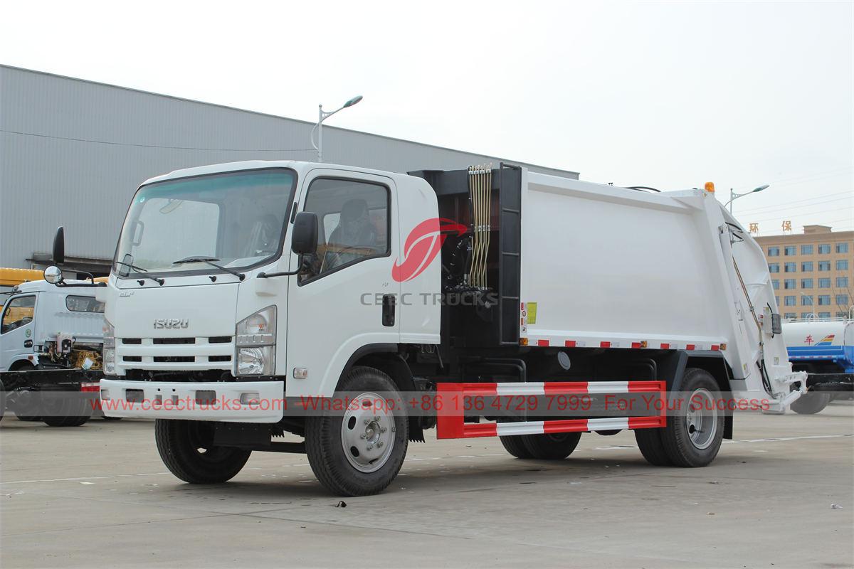 Isuzu 8 CBM Limbah Kompresi Truk untuk Cape Verde