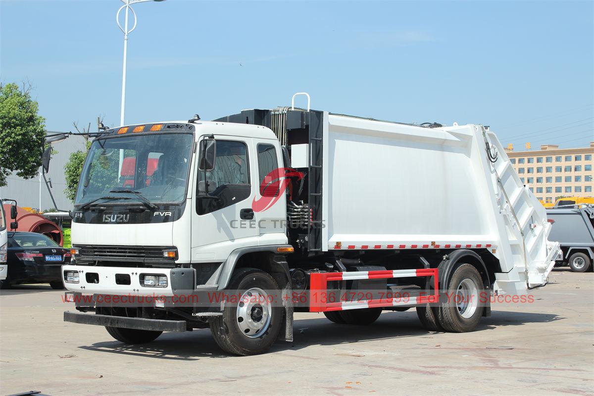 Truk pemadat sampah ISUZU FVR 14 CBM diekspor ke Filipina