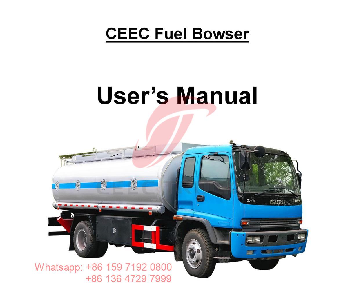 Myanmar--ISUZU 16000Liter Fuel Bowser Manual