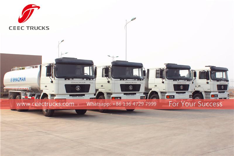 Angola- 50 unit truk tangki air shacman untuk ekspor.